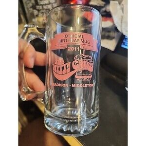 The Nitty Gritty Birthday Bar Mug – Madison WI 2011 Glass Beer Mugg